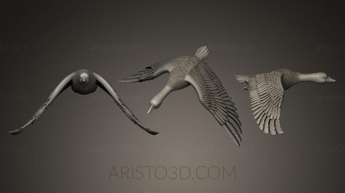 Bird figurines (STKB_0095) 3D model for CNC machine